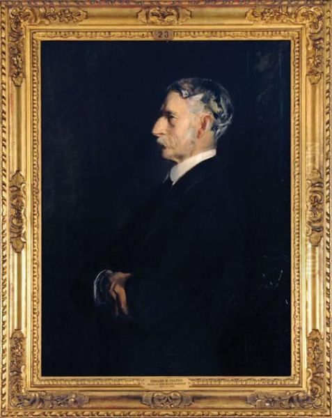 Portraitof Edward Hornor Coates Oil Painting by John Mclure Hamilton