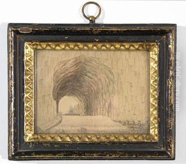 Cavernor Arch .. In The Trinadada Oil Painting by Thomas Lieutenant Hamilton R,