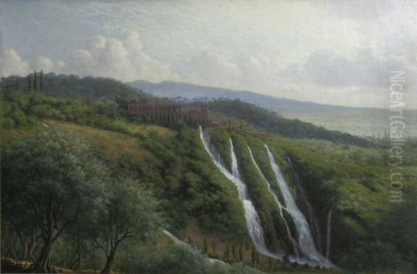 Tivoli Oil Painting by William Hammer