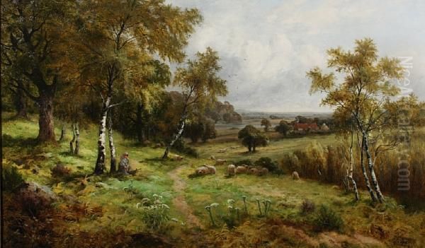 Lickey, Near Bromsgrove Oil Painting by Robert John Hammond