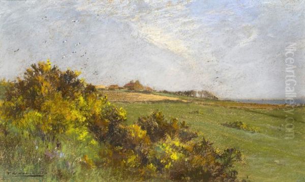 High Summer Oil Painting by Thomas William Hammond