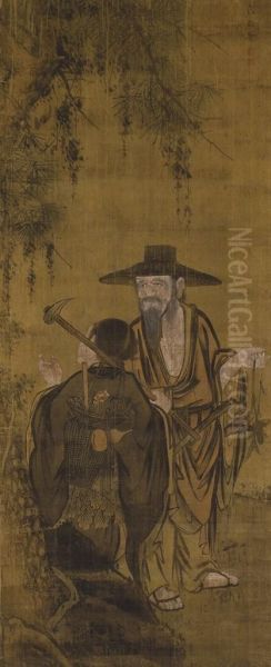 Hanging Scroll Oil Painting by Lu Han