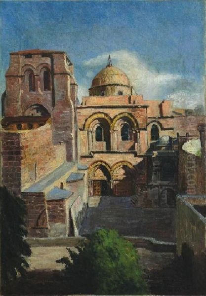 Jerozolima Oil Painting by Max Haneman