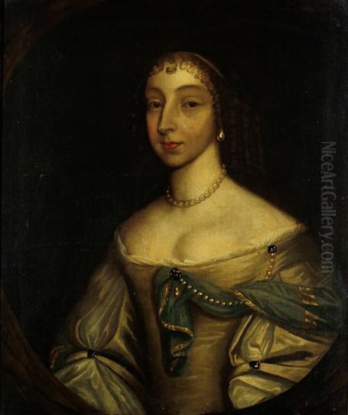 Portrait Of A Lady Oil Painting by Adriaen Hanneman