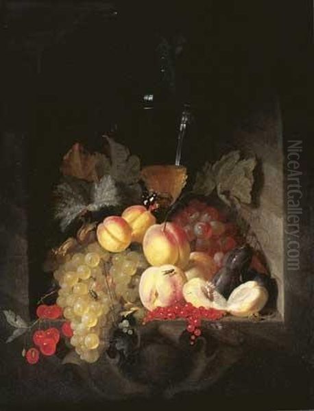 Panneau De Chene, Une Planche, Non Parquete, Agrandi D'une Bande D'un Centimetre Oil Painting by Johannes Hannot