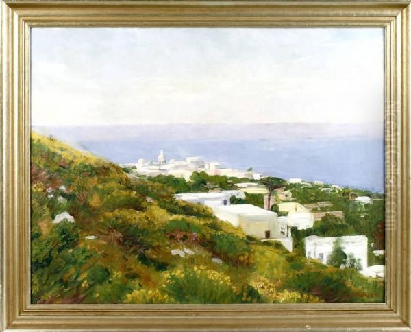 Anacapri Auf Capri Oil Painting by Carl Hansen