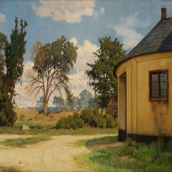 Parti Fra Hillerodsholm Oil Painting by Jakob Hansen