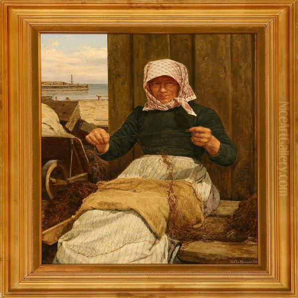 A Fisherman's Wife by Niels Christian Hansen