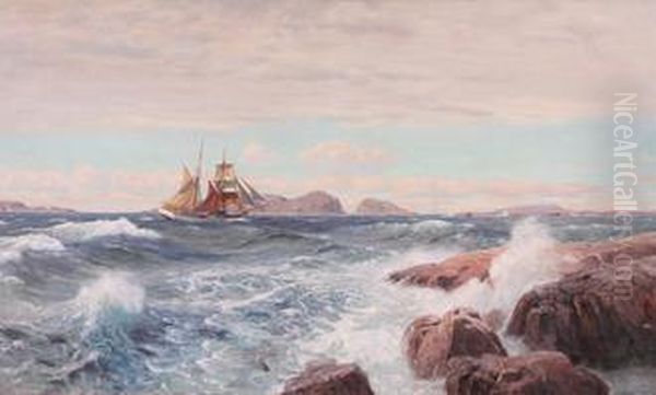 Marine Oil Painting by Niels Hansteen