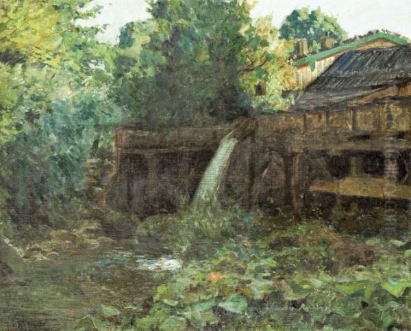 Vizimalom Oil Painting by Jakob Happ