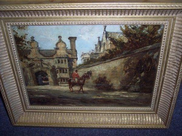 Stanway House Oil Painting by Charles Martin Hardie