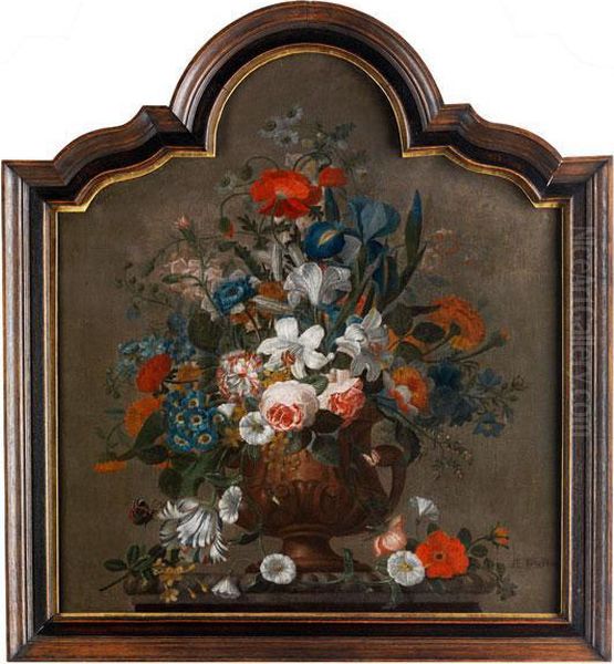 Blumenstilleben Oil Painting by Pieter Hardime