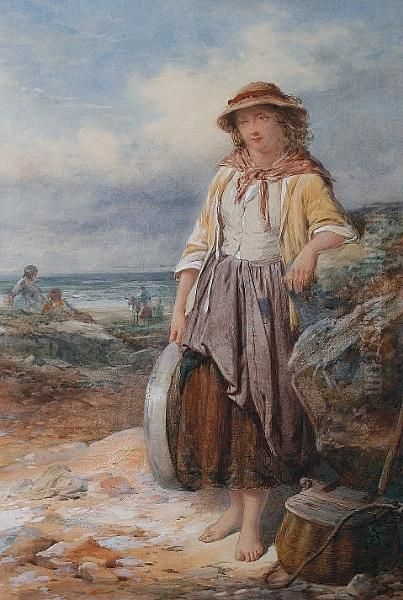 The Cockle Picker Oil Painting by David Hardy