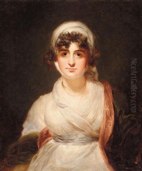 Portrait Of Sarah Siddons Oil Painting by Dorofield Hardy