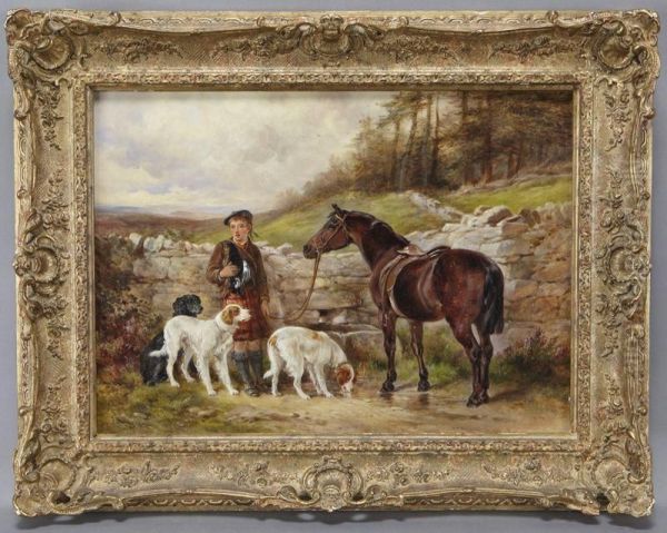 The Young Ghillie, Knox Oil Painting by James Jnr Hardy