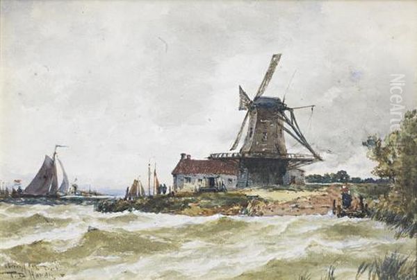 A Breezy Day, Dart Oil Painting by Thomas Bush Hardy