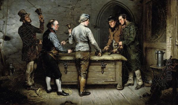 Ringing The Changes Oil Painting by William Owen Harling