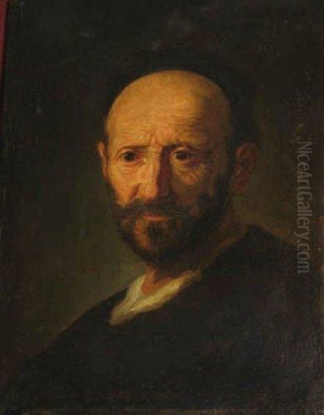 Portrait Of A Man Oil Painting by Rembrandt Van Rijn