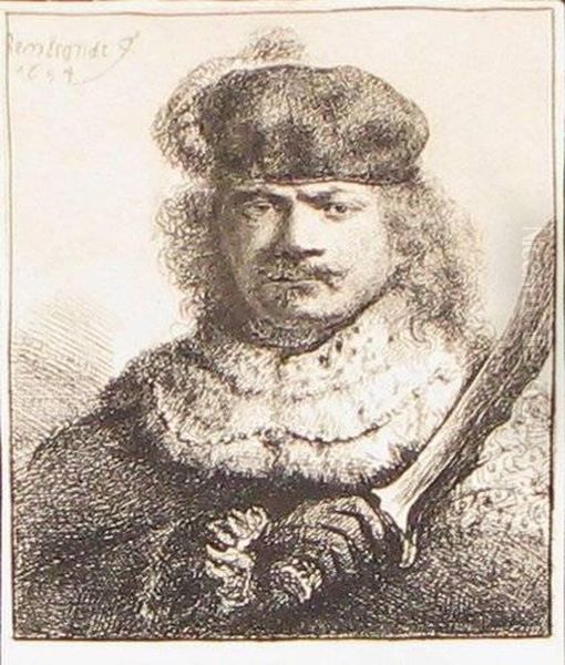 Man With Sword Oil Painting by Rembrandt Van Rijn