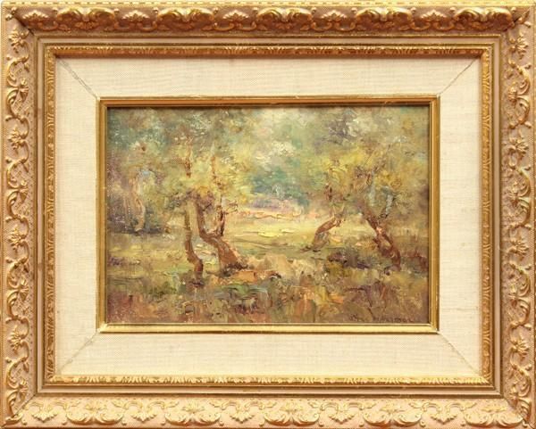 Picnic Grounds Oil Painting by Charles Henry Harmon