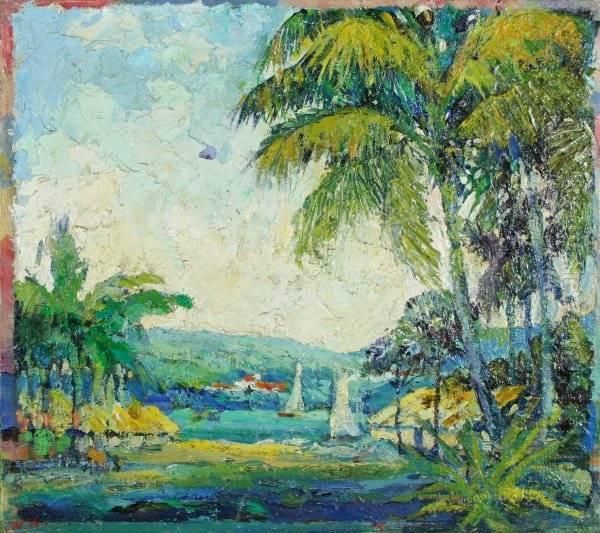 Florida Landscape Oil Painting by H. William Harper