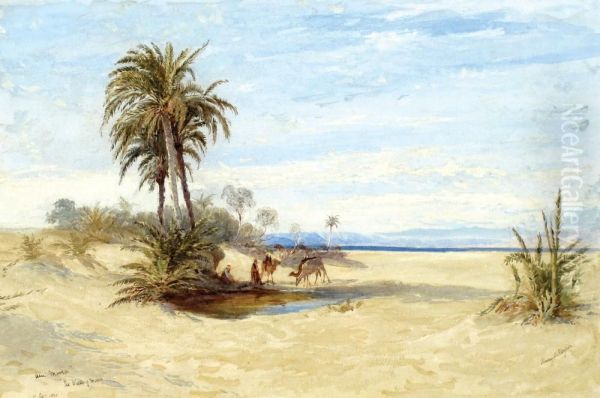 Ein Moosa Oil Painting by Henry Andrew Harper