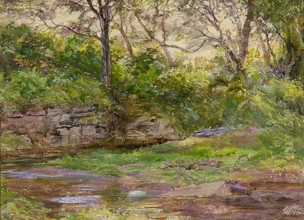 The Rowan Tree At Llanberis by Edward Steel, Harper Jnr.