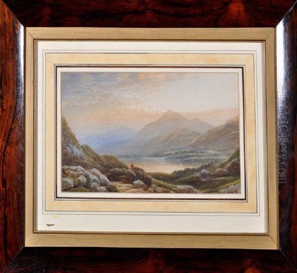 Buttermere, Cumberland Oil Painting by Thomas Harper