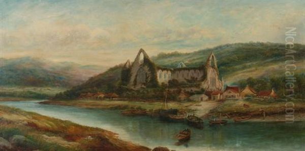 Tintern, Yorkshire Oil Painting by Henry Hotham Harris