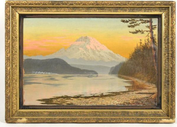 Mt. Rainier Oil Painting by Alexander Thomas Harrison