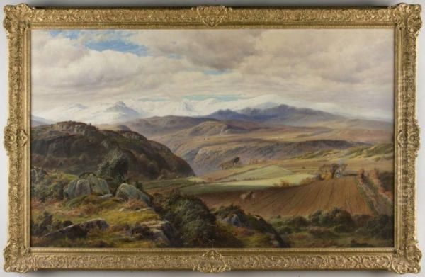 Vista In Wales Oil Painting by Gabriel Harrison