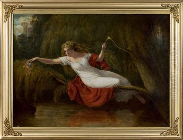 Ophelia. Oil Painting by Tompkins Harrison Matteson