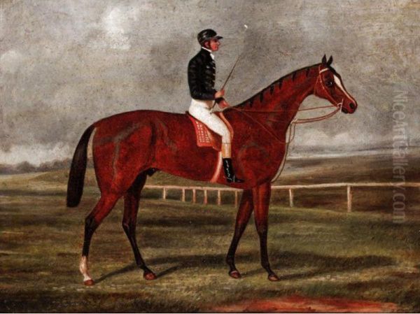 Portrait Of 
Phosphorus
, A Bay Racehorse, Winner Of The Derby In 1837 Oil Painting by C. Hart