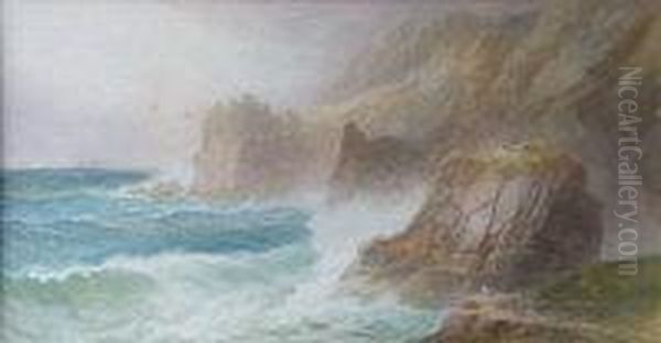 Land's End Shipping Oil Painting by Thomas Hart