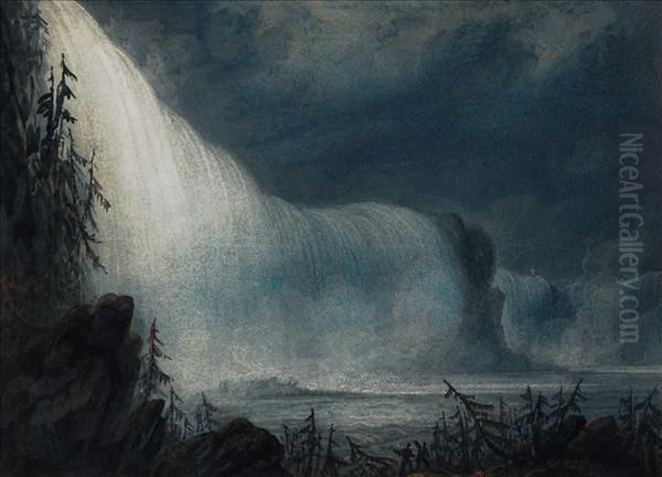 Niagara Falls Oil Painting by Thomas Gray Hart