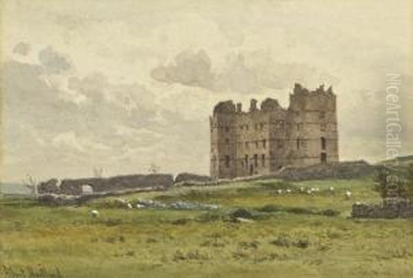 Tullow Castle Oil Painting by Henry Albert Hartland