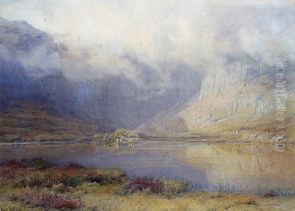 Gougane Barra, Co Cork Oil Painting by Henry Albert Hartland