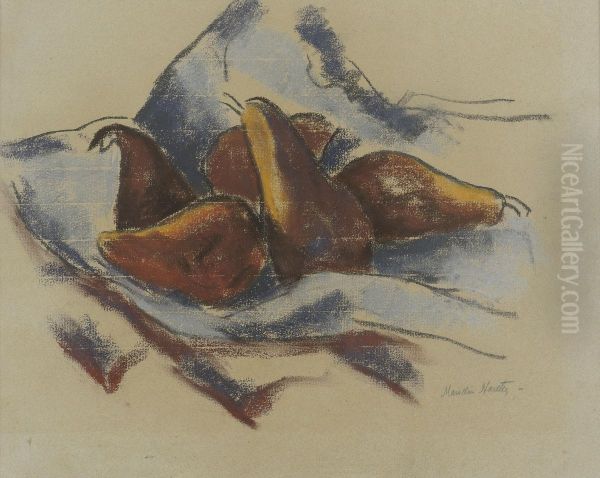 Still Life With Pears Oil Painting by Marsden Hartley