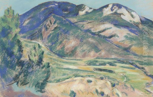 Arroyo Hondo, New Mexico Oil Painting by Marsden Hartley