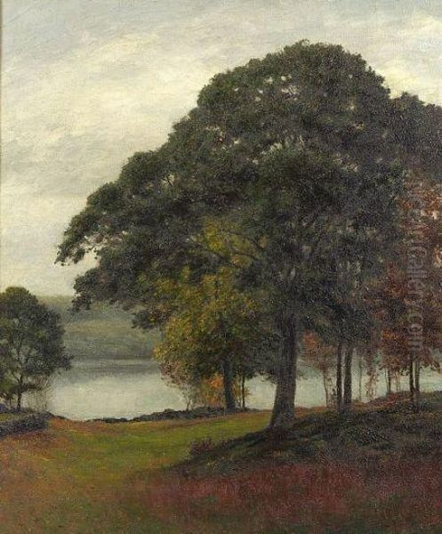 The River's Edge Oil Painting by George Harvey