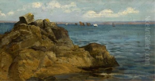 Off The Coast Oil Painting by William Stanley Haseltine