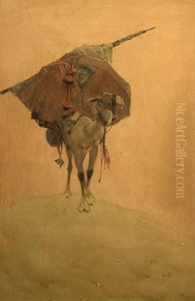 Nomad Oil Painting by John Hassall