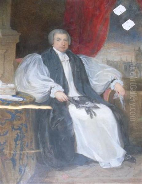 Portrait Of Bishop Robert Grey (1761-1834) Oil Painting by Edward Hastings