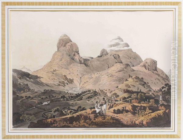 The Mountains Of Samayut Oil Painting by Daniel Havell