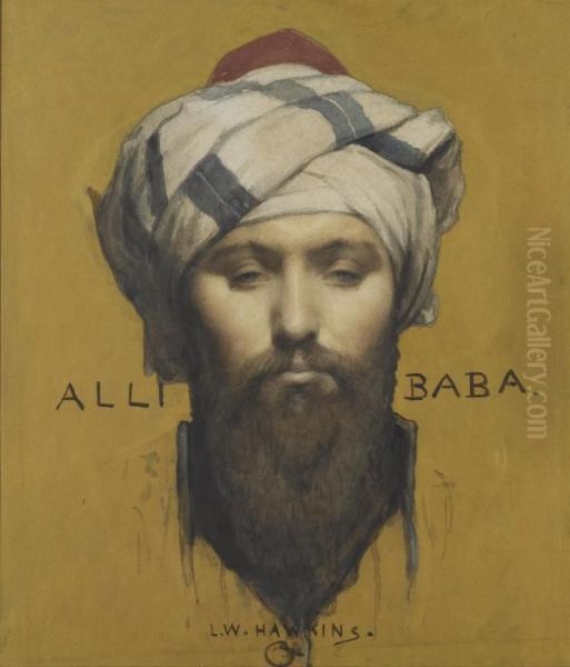 Alli Baba Oil Painting by Louis Welden Hawkins