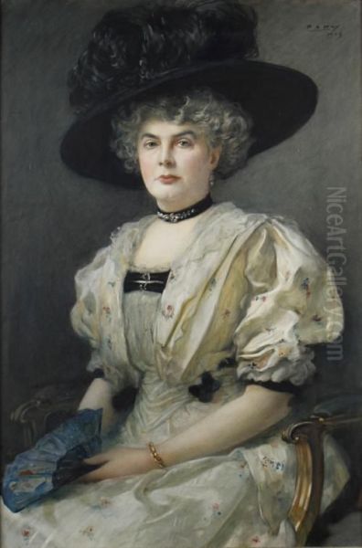 Portrait Of Isabel Gillerta Kirkwood by Peter Alexander Hay