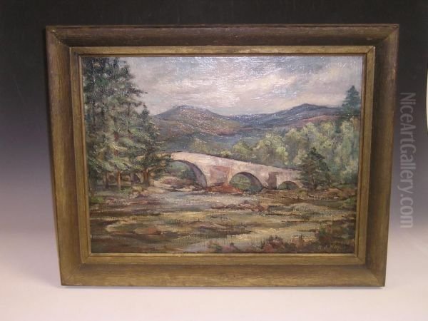 The Old Bridge On The Dee,aberdeenshire by Peter Alexander Hay