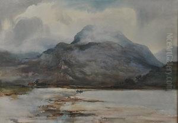 Ben Nevis And Loch Eil Oil Painting by Thomas Marjoribanks Hay