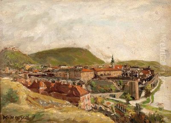 Hainburg 1 Oil Painting by Karl Hayd