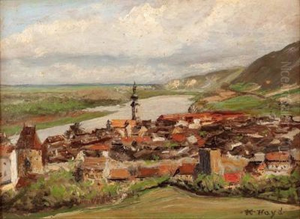 Hainburg 2 Oil Painting by Karl Hayd